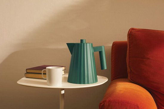 Alessi Plissé Waterkoker 1L Rood