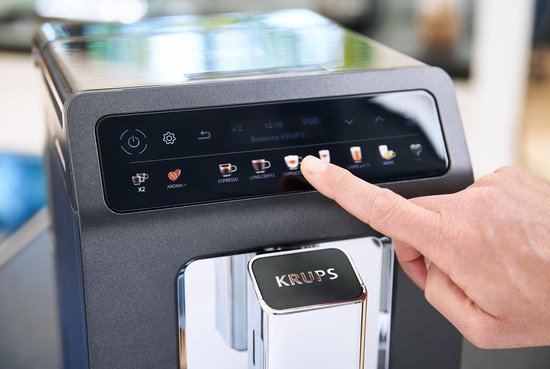 Krups Evidence One EA895E Volautomaat Espresso Grijs