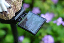 Solar Tuinlamp – Welkomstlamp met Vogels – Decoratieve Buitenverlichting – Geel – 39 cm – Op Zonne-energie