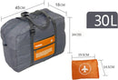 Opvouwbare opbergtas - Handbagage Reistas 32L - Oranje