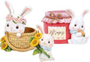 3delige Schattig konijn ornament - bloempot voor binnen en t