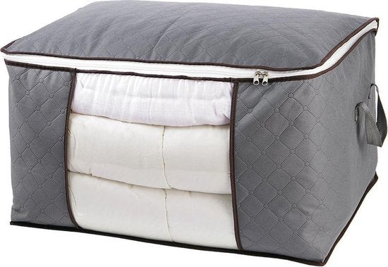 4x Opbergtas voor Kleding/Dekbed - 50L - Grijs