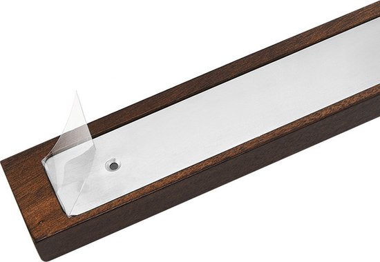 Luxe magnetische messenstrip acaciahout 40.7 cm