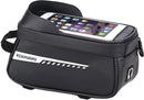 Waterdichte Fietsstuurtas Met Aanraakscherm En Zonneklep, Fietstelefoontas Met Grote Capaciteit (voor Iphone Samsung En Andere Smartphones Onder 6,5 Inch)-  zwart 21 * 9 * 10,5 cm