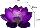 lotus tuinlamp op zonne-energie- Buitenverlichting met dagsensor-paars