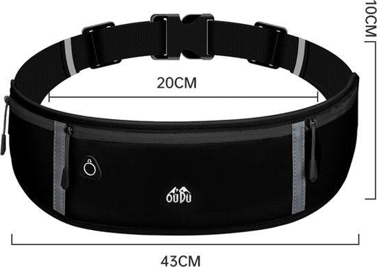 Waterafstotende Reflecterende Heuptas, Verstelbaar 60-120cm