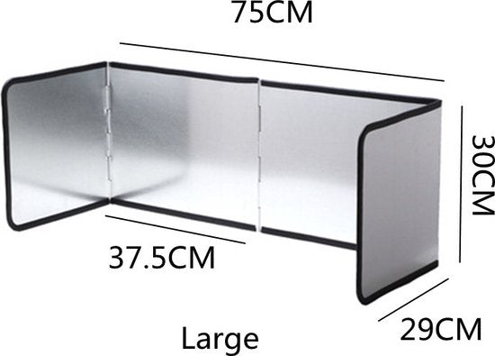 TDR-opvouwbaar spatscherm spatbord-Keuken musthave -Achterwa