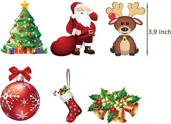 Merkloos 90-delig Kerstfeestset: Merry Christmas Decoratie