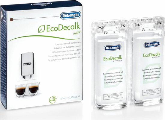 De'Longhi EcoDecalk Mini DLSC200 - Koffiemachineontkalker - 2 x 100 ml