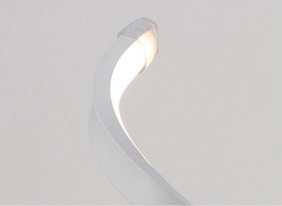Elegante LED tafellamp - Spiraalvormig design - Wit