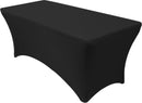 Creëer stijlvolle tafeldecoratie met het Elastische Tafelkleed -voor rechthoekige tafel-183*76*76CM-zwart