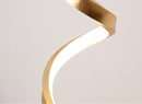 Elegante tafellamp - LED verlichting - spiraalvormig design voor elk interieur - Goudkleurig