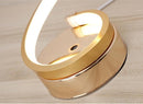 Elegante tafellamp - LED verlichting - spiraalvormig design voor elk interieur - Goudkleurig