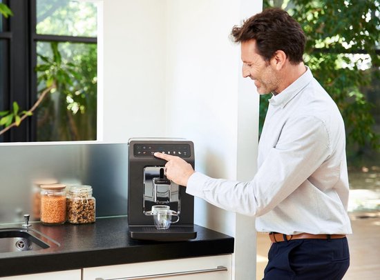 Krups Evidence One EA895E Volautomaat Espresso Grijs