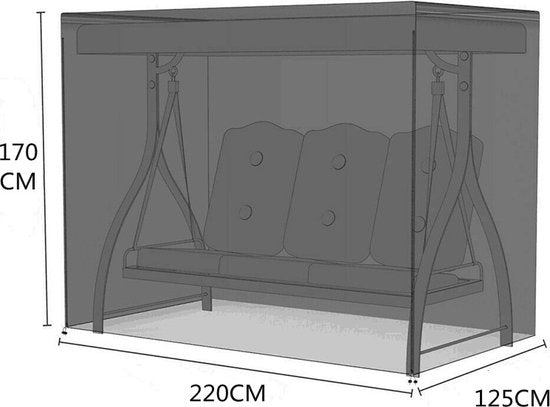 Outdoor schommelhoes waterdichte luifel voor tuin & terras