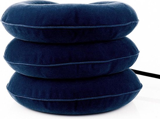 TDR - Anti nekpijn kussen | Nekkussen | Reiskussen | Verlicht nek en schouderpijn | Neksteun | Nek stretcher | Zacht fleece | Cervicaal nektractie kussen | Nek brace | Luxe | Ergonomisch