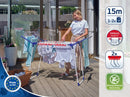 Leifheit droogrek Pegasus 150 solid slim - 15 m drooglengte