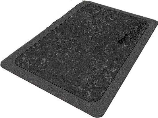 Luxueuze Antislip Badmat – Waterabsorberend & Snel Droog – Veilig en Comfortabel – Donkergrijs- 60x90 cm - Modern en Strak Design