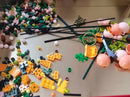 Bouwsteenboeket Mini-deeltjesbouwsteensimulatieboeket