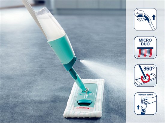 Leifheit Easy Spray XL vloerwisser met sproeifunctie - 42 cm wisbreedte