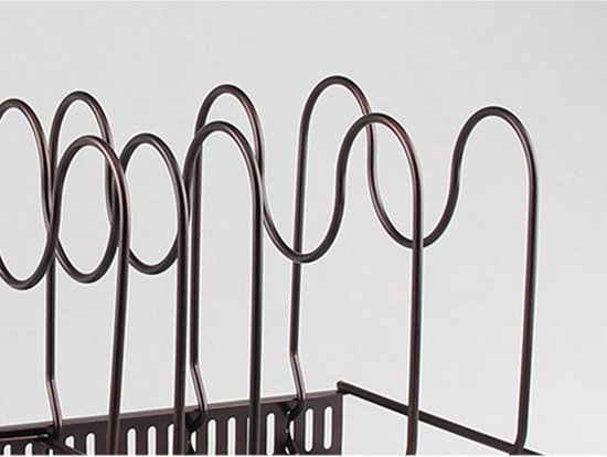 Unikorf Verstelbaar Pannen‑ & Dekselhouder voor 6 pannen