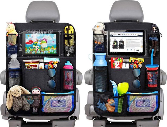 Auto Stoel Organizer - Opbergtas voor achterbank - Universeel - Zwart - 41 x 61 cm