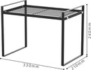 Keukenkast Organizer - Ruimtebesparend en Multifunctioneel-small (33 x 21 x 24 cm)-zwart