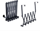 RVS Deurhaak /Kapstok met 6 haken- Deurhanger Kapstok -voor Handdoek en Kleding-zwart