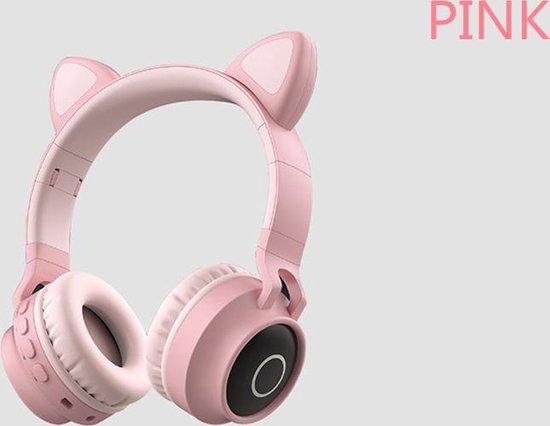 Draadloze Bluetooth Over-Ear Koptelefoon voor Kinderen - Roz