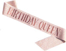 TDR - Verjaardag Sjerp en Tiara - Met text "Birthday Queen" - Roségoud