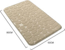 hoogwaardige badkamermat - Luxe Comfort en Veiligheid in één-Uitzonderlijke Waterabsorptie- 50*80cm -kaki