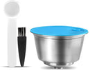 3 delige Herbruikbare RVS Dolce Gusto Capsule met Maatschep en Reinigingsborstel - Bespaar Geld en Bescherm het Milieu