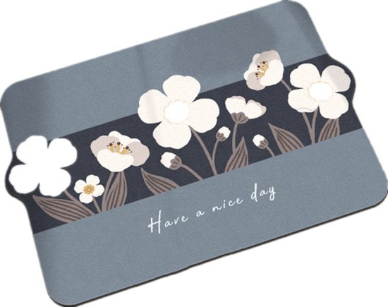 Luxe Bloemen Badmat - Antislip en Absorberend - 50x80cm