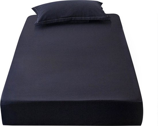 Ademende Antibacteriële Matrashoes 90x200cm - Zwart