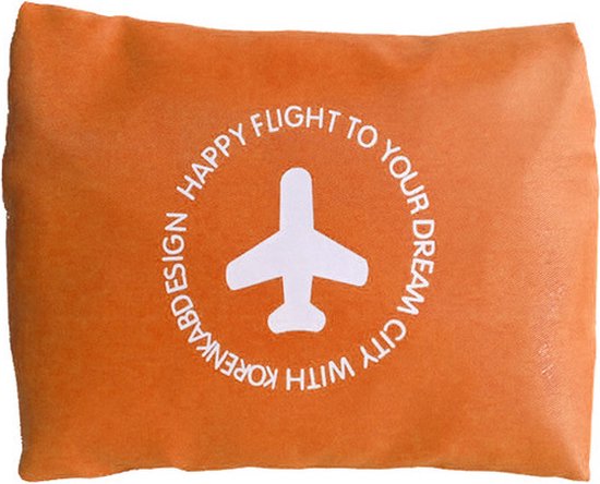 Opvouwbare opbergtas - Handbagage Reistas 32L - Oranje