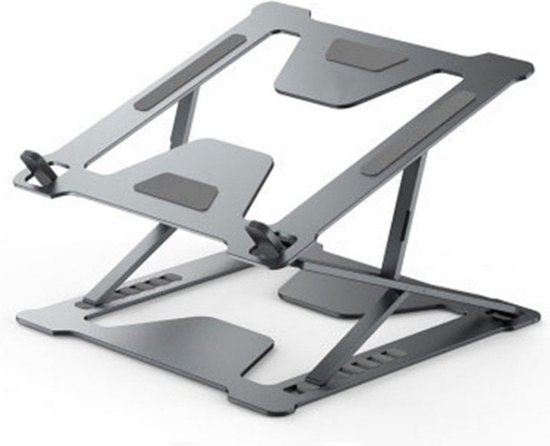 TDR - Draagbare opvouwbare laptop standaard van aluminiumlegering - grijs