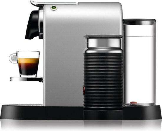 Krups Nespresso Citiz & Milk XN761B - Koffiecupmachine - Zilver - Met Melkopschuimer - Compact - Retro Design