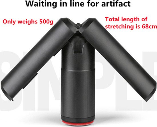 Merkloos TDR-Compacte Zitkruk, inklapbaar, 100kg, zwart