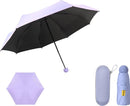 TDR--Opvouwbare Paraplu -Windproof-Zonbescherming Anti-Uv UPF50 + met gratis Reisetui- Paars