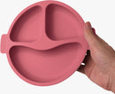 8 delig Complete Baby Eetserviesset voor Baby's van 3 Maanden en Ouder-bordeaux rood