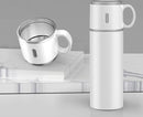 TDR - Thermosfles - RVS - grote capaciteit - 580 ml  wit