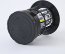 Multifunctionele Compacte Kampeerlamp met Powerbank - Duurzaam, Dimbaar & Waterdicht - USB/Zonne-Energie Opladen - Ideaal voor Outdoor & Tuin-zwart