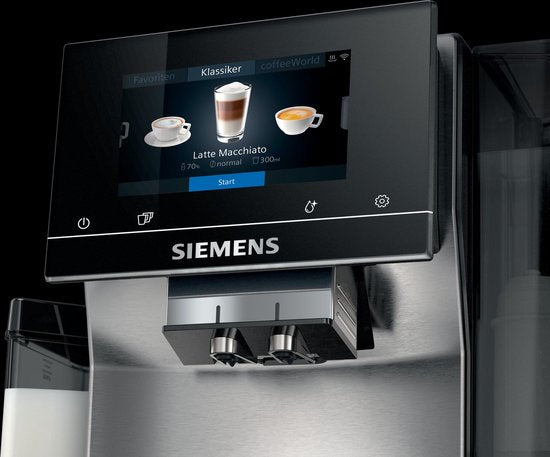 Siemens EQ700 Integral TQ707R03 - Volautomatische espressomachine - Kopverwarmer - Zwart/RVS