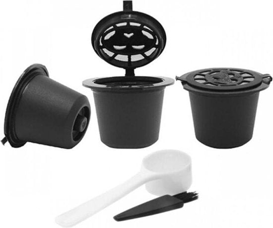 Hervulbare koffiecapsulefilter 4 stuks voor Nespresso