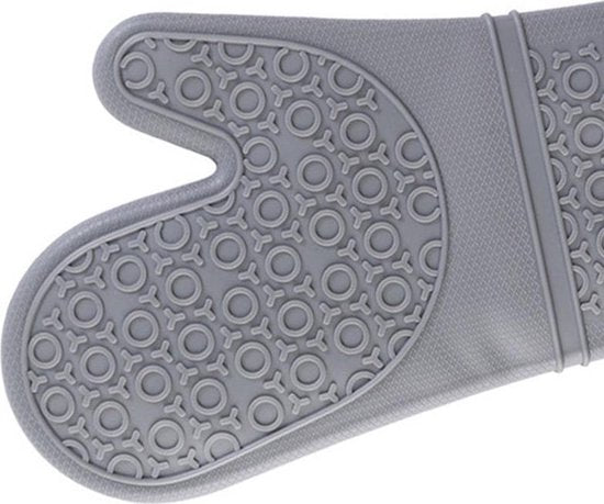 Siliconen ovenwanten paars 2 stuks hittebestendig 260°C