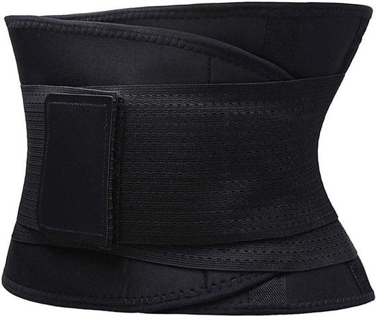 TDR - Rugbrace voor Onderrug - Corrigerend voor Onmiddelijke Pijnbestrijding & Rugondersteuning - Zwart - maat L (Taille: 82 - 92 cm)
