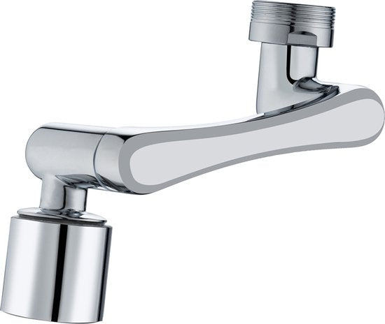 RVS kraanverlengstuk 360° rotatie - roterende kraankop