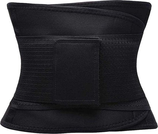 TDR - Rugbrace voor Onderrug - Corrigerend voor Onmiddelijke Pijnbestrijding & Rugondersteuning - Zwart - maat L (Taille: 82 - 92 cm)