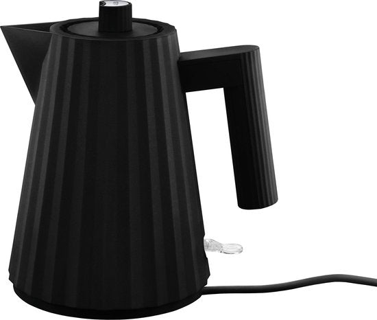 Alessi Plissé Waterkoker 1L Zwart