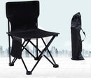 Campingstoel Vouwstoel Visstoel - Zwart - Tot 150Kg